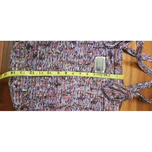 Marc By Marc Jacobs Shoulder Handbag Purple Abstract Print Crossbody Tote - Picture 12 of 15